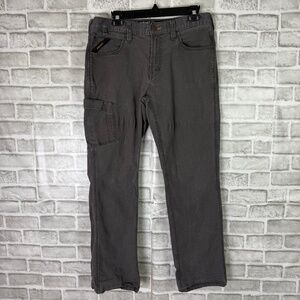 ARIAT Rebar M4 Relaxed Straight Dark Gray Cargo Jeans Mens 32 x 32 Stretch